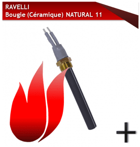 ravelli bougies d'allumage NATURAL