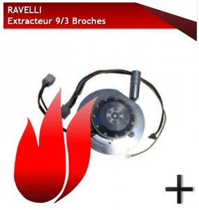 ravelli extracteurs des fumées 9/3 broches