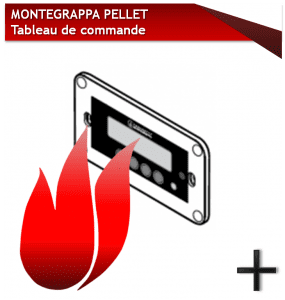 MONTEGRAPPA PELLET INSERT TABLEAU DE COMMANDE