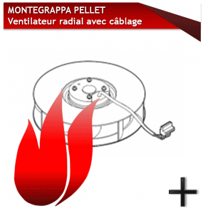 MONTEGRAPPA PELLET VENTILATEUR RADIAL