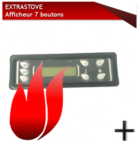 EXTRASTOVE AFFICHEUR 7 BOUTONS