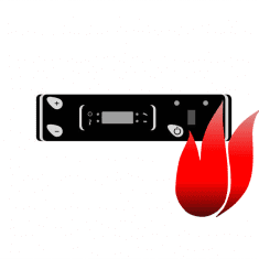 AFFICHEUR EXTRASTOVE 3 TOUCHES