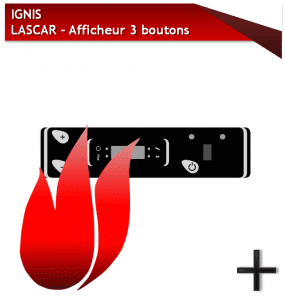 IGNIS LASCAR AFFICHEUR 3 BOUTONS