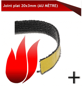 joints poêle à granulés joint PLAT VITRE 20x3