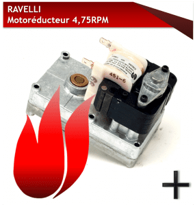 RAVELLI MOTOREDUCTEUR 4,75RPM