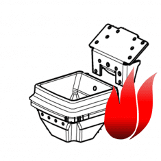 brasier nordica extraflame 9278287