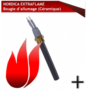 BOUGIES NORDICA EXTRAFLAME BOUGIE CERAMIQUE