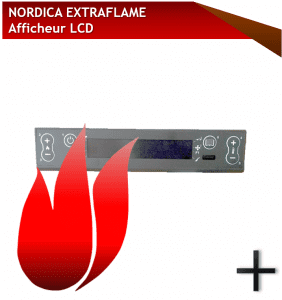 AFFICHEURS NORDICA EXTRAFLAME LCD