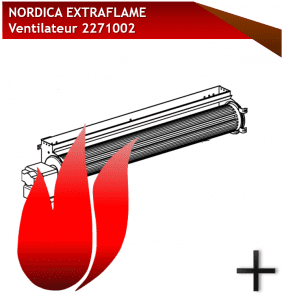 ventilateurs nordica extraflame 2271002