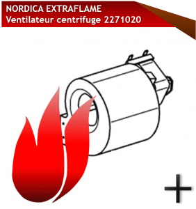 ventilateurs nordica extraflame 2271020
