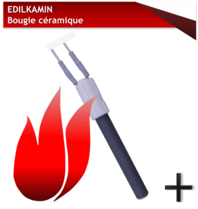 EDILKAMIN BOUGIE CÉRAMIQUE