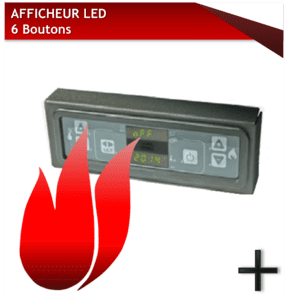afficheur led 6 boutons
